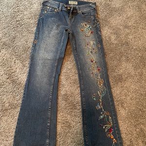 Allen B Vintage Beaded Jeans